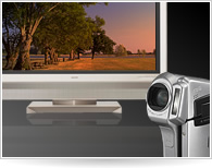 Images recorded at 30 fps can be combined with interpolated images for output to TV at 60 fps.