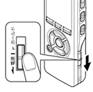 「電源」ボタン