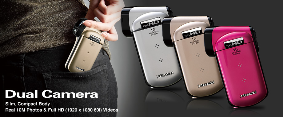 Slim, Compact Body Real 10M Photos & Full HD (1920��1080 60i) Videos